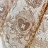 Elegant Floral Print Linen Silk Cut Out Strapless Midi Dress for Women
